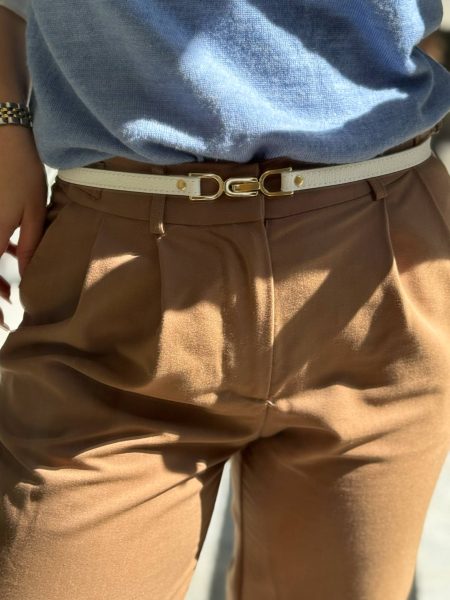 Curea Piele Furia Alba