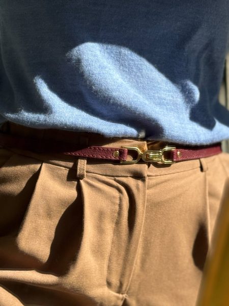 Curea Piele Furia Burgund