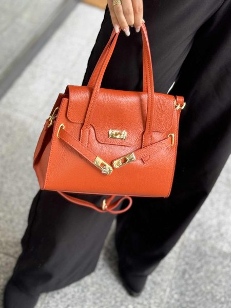 Geanta portocalie Hercesa