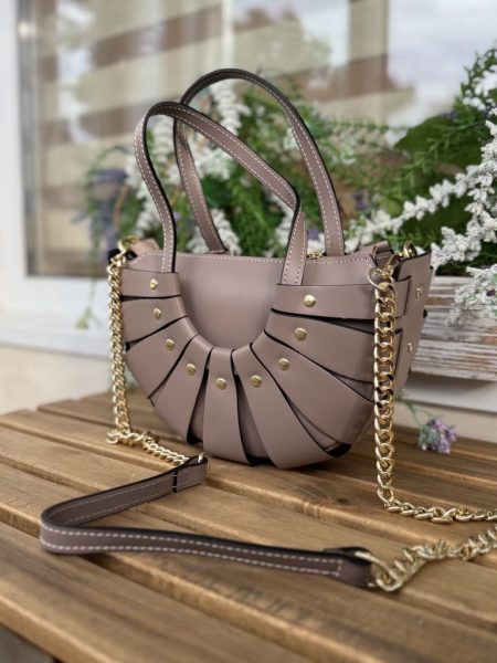 Geanta Basket Nude Lila