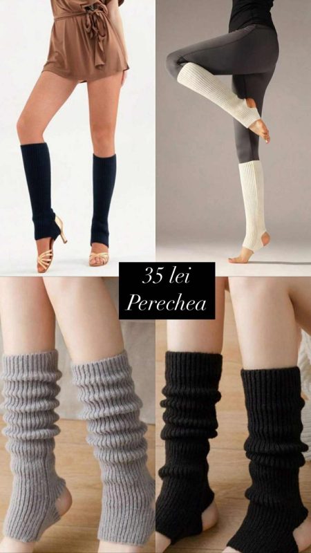 Jambiere Tricotate cu Decupaj – Dance Style
