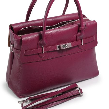 Geanta Leila Hermoza Burgund