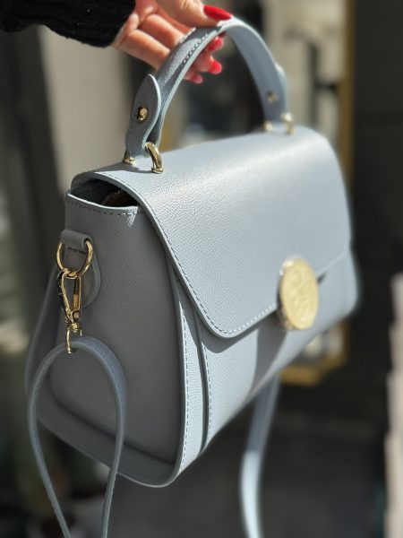 Geanta Saffiano Ring Blue