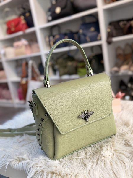 Medium Bee Silver Green